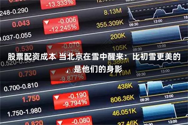 股票配资成本 当北京在雪中醒来：比初雪更美的，是他们的身影