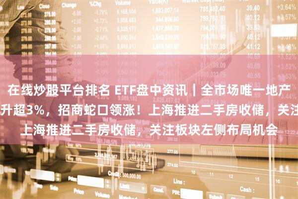 在线炒股平台排名 ETF盘中资讯｜全市场唯一地产ETF（159707）拉升超3%，招商蛇口领涨！上海推进二手房收储，关注板块左侧布局机会